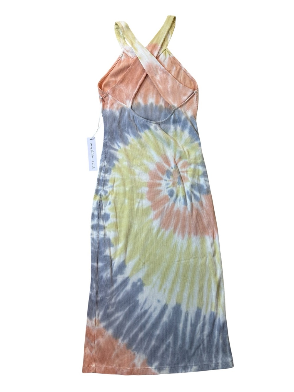 Young Fabulous & Broke Tie Dye Midi Dress Size Medium NWT NEW - Picture 2 of 10